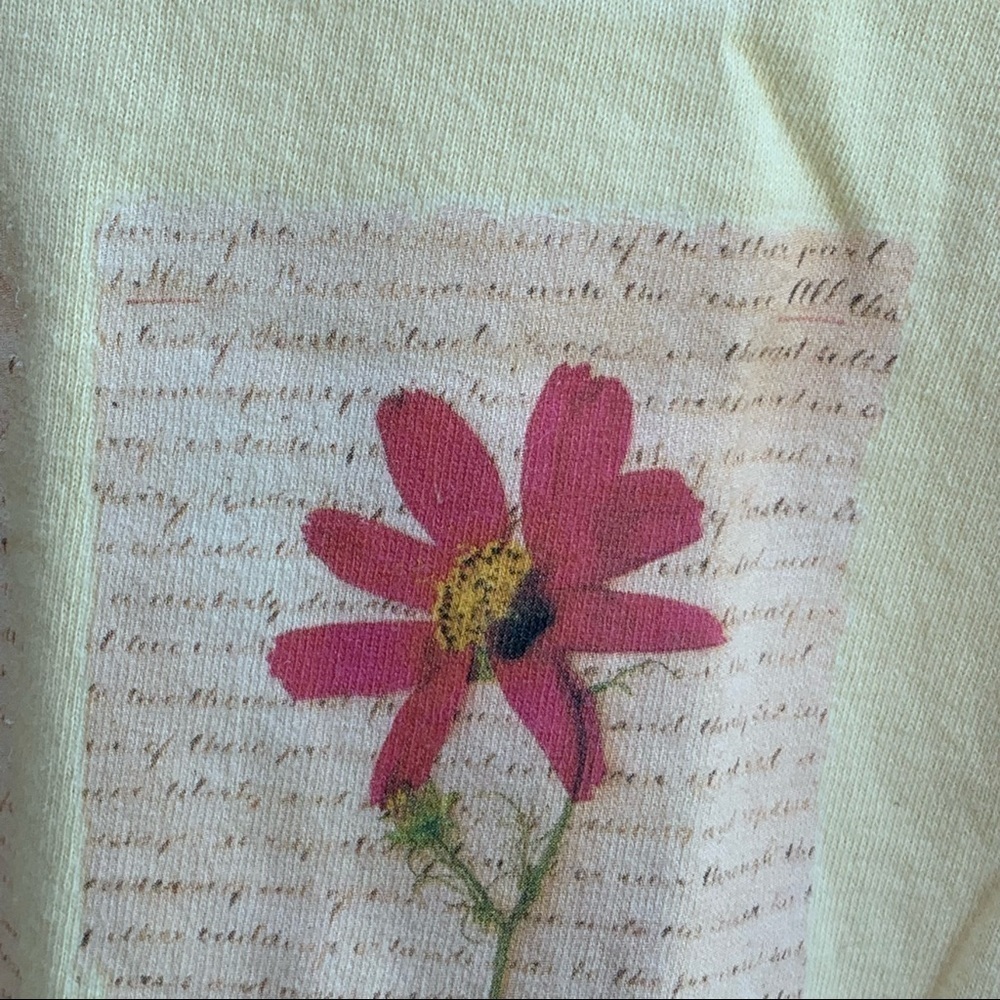 Vintage Floral Tee Shirt Air Waves - Picture 6 of 7